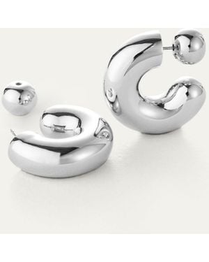 Jenny Bird Tome Hoops - Large - Natural