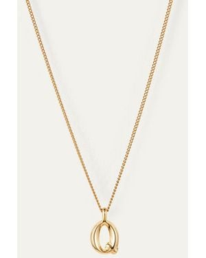 Jenny Bird Monogram Necklace - Q - Natural