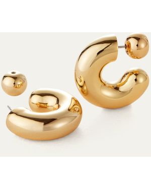 Jenny Bird Tome Hoops - Large - Natural