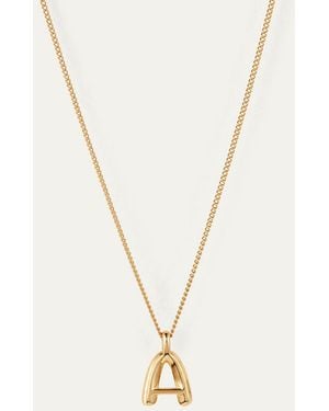 Jenny Bird Monogram Necklace - A - Natural