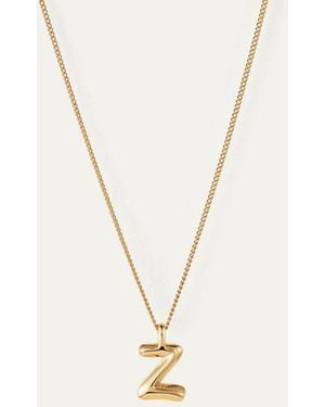 Jenny Bird Monogram Necklace - Z - Natural