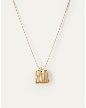 Jenny Bird Large Sundra Pendant Necklace - White