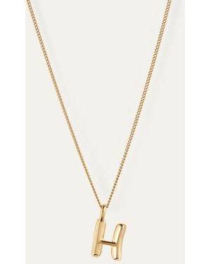 Jenny Bird Monogram Necklace - H - Natural
