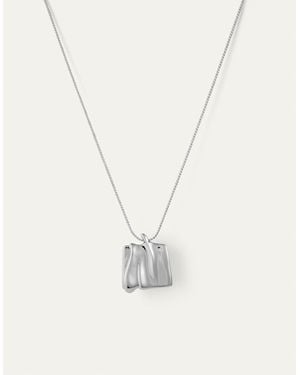 Jenny Bird Large Sundra Pendant Necklace - White
