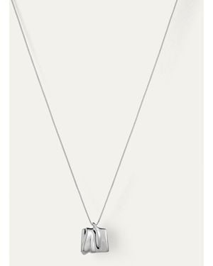 Jenny Bird Small Sundra Pendant Necklace - White