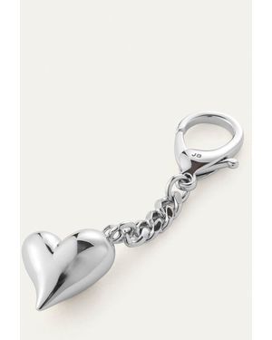 Jenny Bird Art Heart Charm - Natural