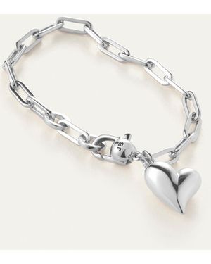 Jenny Bird Puffy Heart Bracelet - Natural