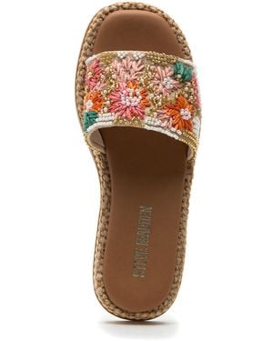 Steve Madden "Steve Madden Boardwalk Sandal Floral - Orange