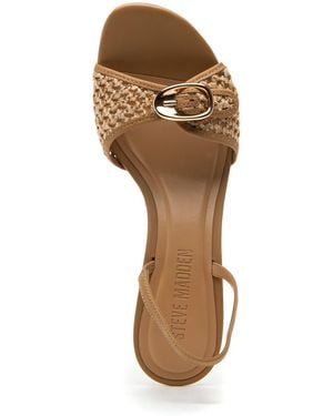 Steve Madden "Steve Madden Henrietta Sandal Raffia - Natural
