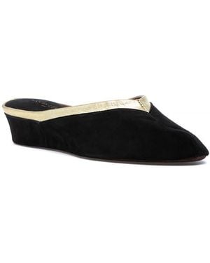 Jacques Levine "Jacques Levine 4640 Slipper - Black