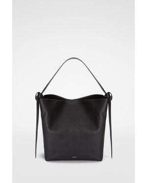 Jil Sander Knot Hobo Medium - Black