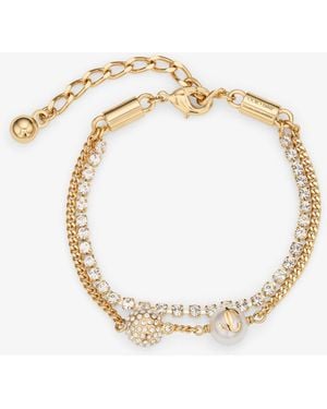 Jimmy Choo Auri Chain Bracelet - Metallic