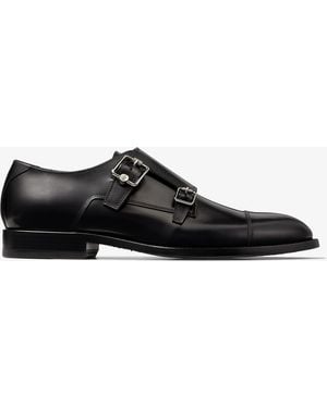 Jimmy Choo Finnion Monkstrap - Schwarz