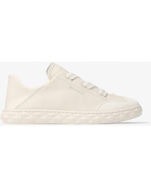 Jimmy Choo Diamond Light Flex Leather Sneakers - Natural