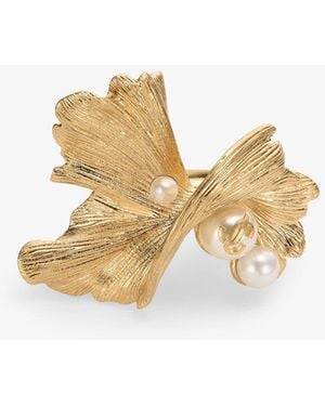 Jimmy Choo Wave Pearl Ring - Natur