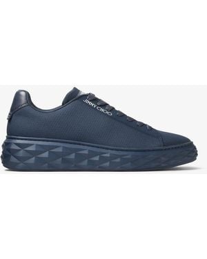 Jimmy Choo Diamond Leather Low-Top Trainers - Blue