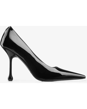 Jimmy Choo Ixia 95 Patent Leather Court Shoes - Black