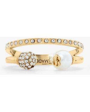 Jimmy Choo Double Ring - Mettallic