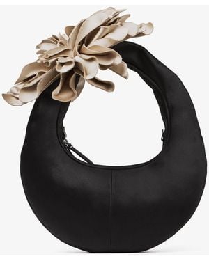 Jimmy Choo Flower Hobo - Black