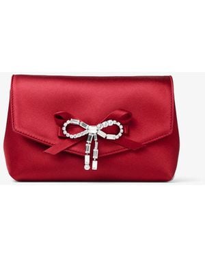 Jimmy Choo Soft Bow Mini Bag - Red