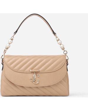 Jimmy Choo Curve Top Handle - Natural