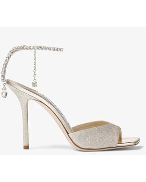 Jimmy Choo Saeda Sandal 100 - Metallic