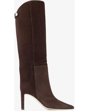 Jimmy Choo Alizze Knee Boot 85 - Braun