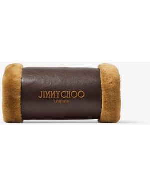 Jimmy Choo Hand Warmer Bag - Brown