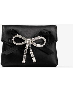 Jimmy Choo Soft Card Holder With Chain - Red