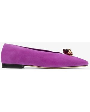 Jimmy Choo Margot Flat - Purple