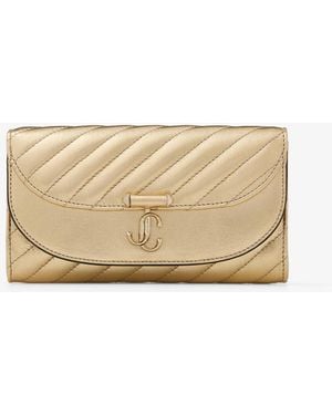 Jimmy Choo Curve Wallet Chain - Natural