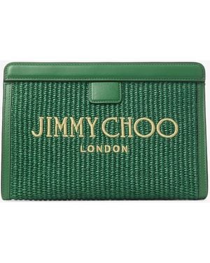 Jimmy Choo Avenue Pouch - Green