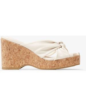 Jimmy Choo Avenue Wedge 110 - Natur
