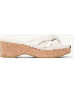 Jimmy Choo Avenue Wedge 50 - Natural