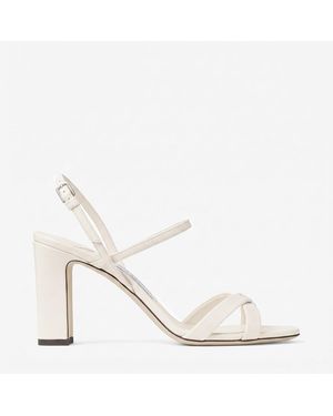 Jimmy Choo Elsy Block Heel 85 - White