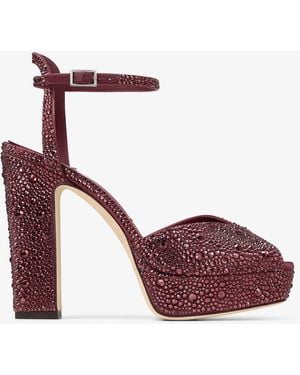 Jimmy Choo Sacaria Platform 120 - Red