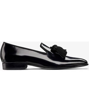 Jimmy Choo 'Foxley' Leather Shoes - Black