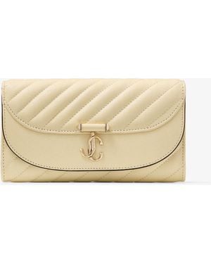 Jimmy Choo Curve Wallet Chain - Natural