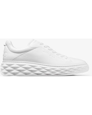 Jimmy Choo Diamond Maxi Low-Top Trainers - White