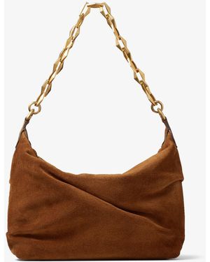 Jimmy Choo Diamond Soft Hobo/S - Brown