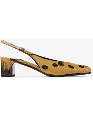 Jimmy Choo Eyla Sling Back 45 - Natural
