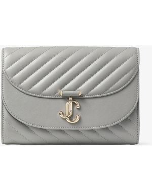 Jimmy Choo Curve Clutch - Grey