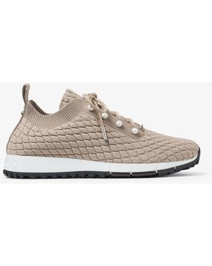 Jimmy Choo Veles Knitted Sneakers - Natural