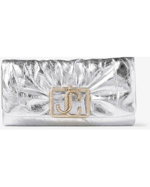 Jimmy Choo Edie Wallet With Chain - Metallic