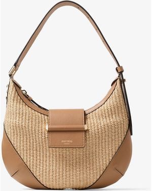 Jimmy Choo Bar Hobo Small - Natural