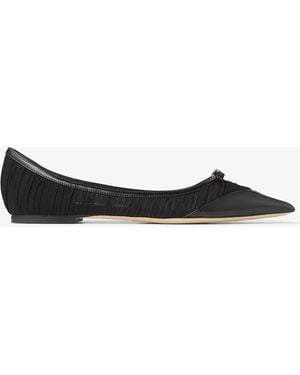 Jimmy Choo Love Mesh Flat - Black