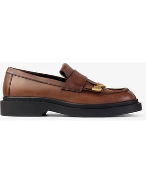 Jimmy Choo Buff Tassel Loafer - Brown