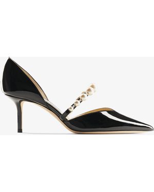 Jimmy Choo Aurelie 65 Patent Leather Pumps - Black