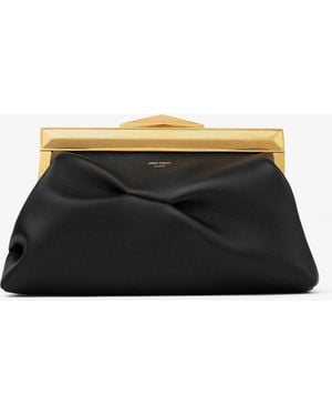 Jimmy Choo Diamond Frame Clutch S - Black