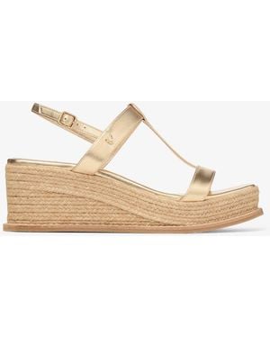 Jimmy Choo Theia Wedge 60 - Natur